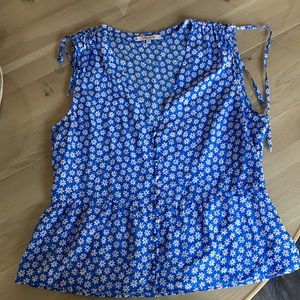 Patterned Madewell Blouse